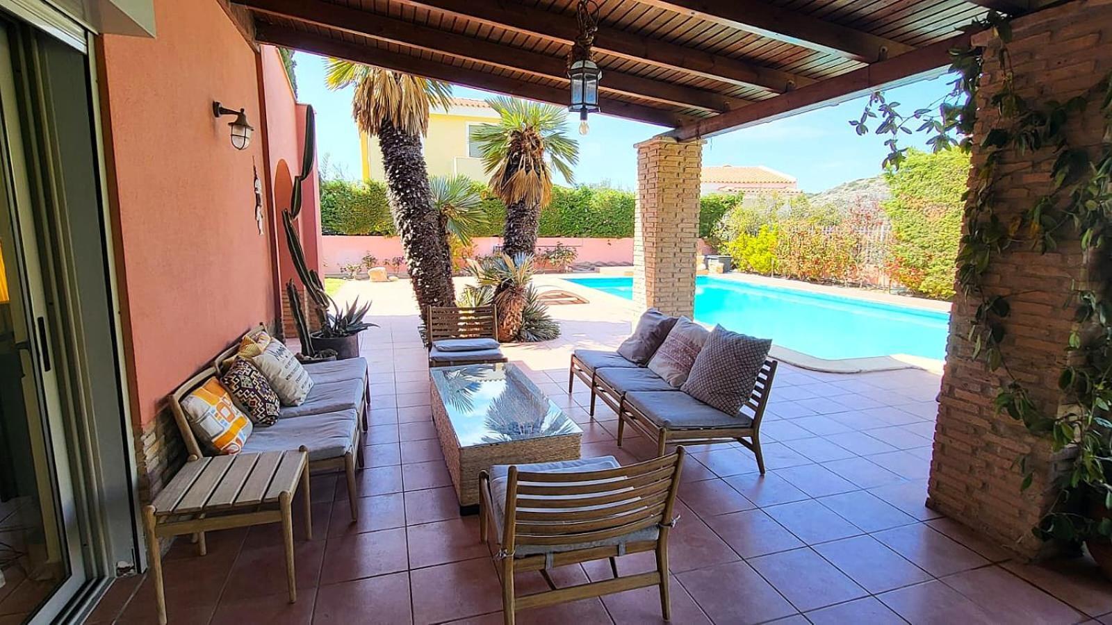 Villa Casa Del Sol With Private Pool Sounion Exterior photo