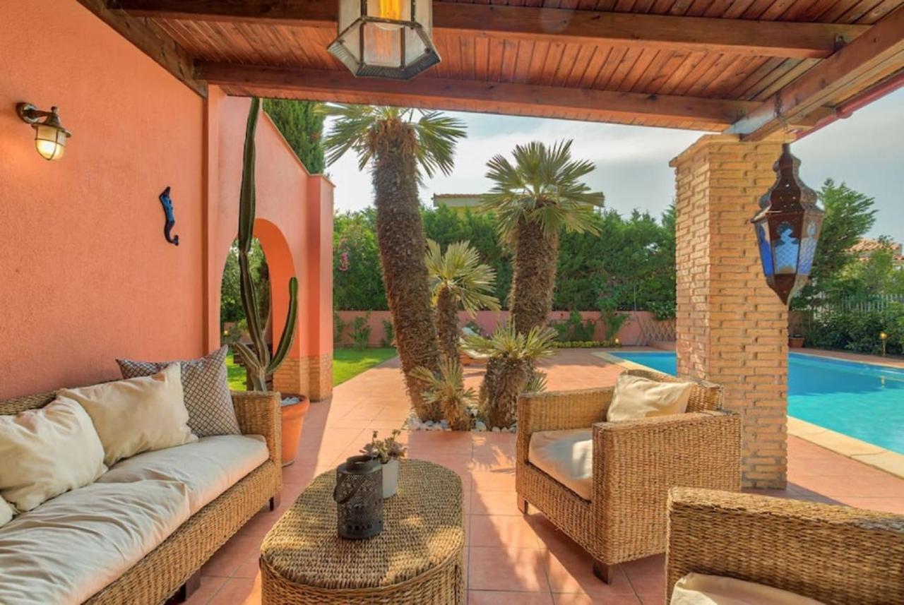 Villa Casa Del Sol With Private Pool Sounion Exterior photo